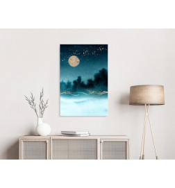 31,90 € Canvas Print - Hazy Moon (1 Part) Vertical