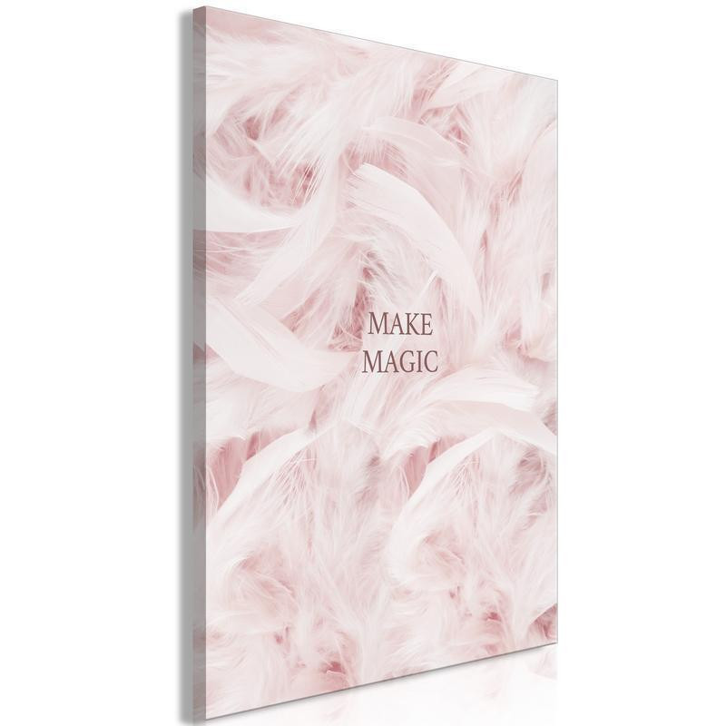 31,90 € Cuadro - Pink Feathers (1 Part) Vertical
