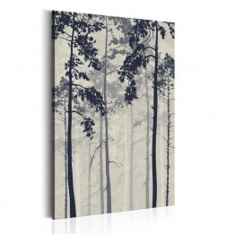 Canvas Print - Forest In Fog