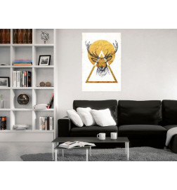 61,90 € Leinwandbild - My Home: Golden Deer