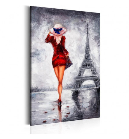 Schilderij - Lady in Paris