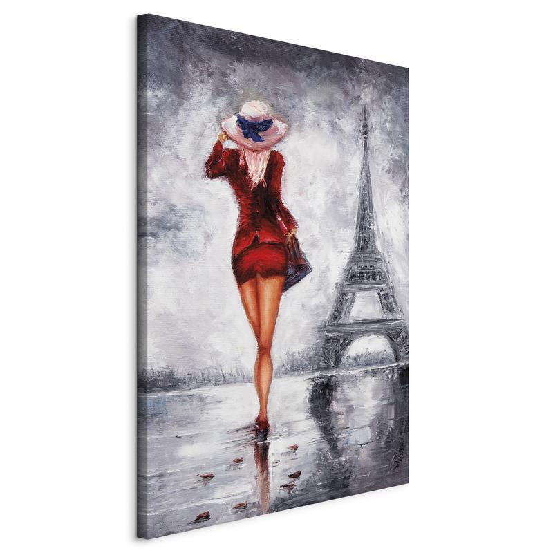 31,90 € Canvas Print - Lady in Paris