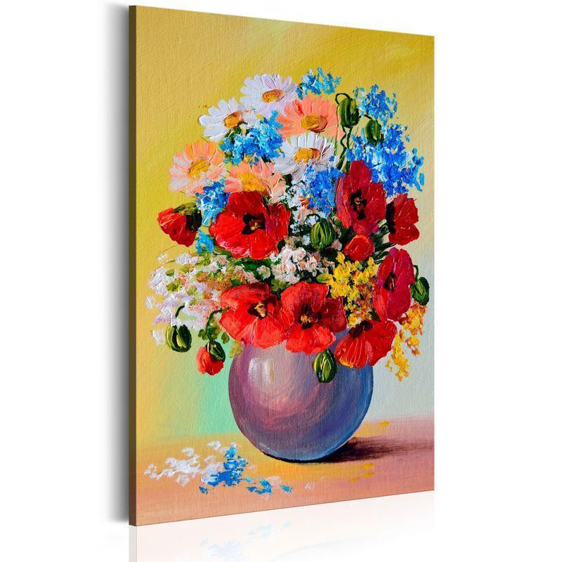 61,90 € Canvas Print - Bunch of Wildflowers