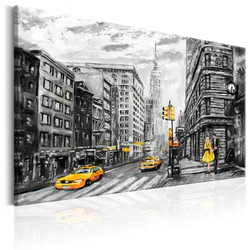 31,90 € Schilderij - Walk in New York