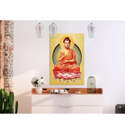 Canvas Print - Peace of Buddha (1 Part) Vertical