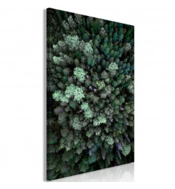 Canvas Print - Flying Over Forest (1 Part) Vertical
