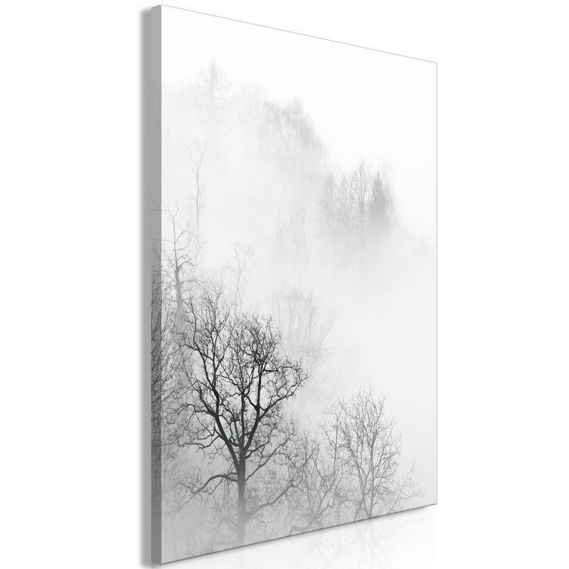 61,90 € Schilderij - Trees In The Fog (1 Part) Vertical
