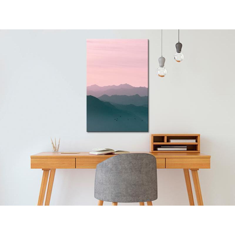 61,90 € Canvas Print - Mountain At Sunrise (1 Part) Vertical