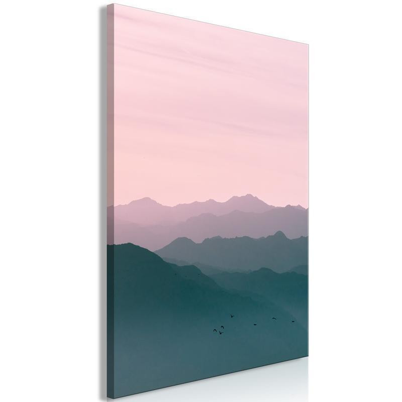 61,90 € Canvas Print - Mountain At Sunrise (1 Part) Vertical