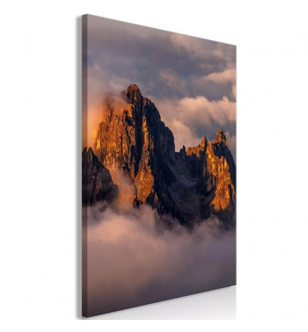 31,90 € Leinwandbild - Mountains in the Clouds (1 Part) Vertical