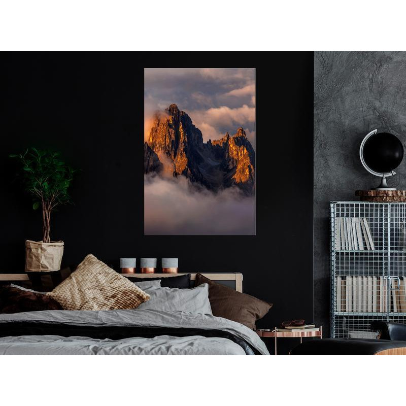 31,90 € Canvas Print - Mountains in the Clouds (1 Part) Vertical