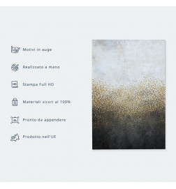 Schilderij - Industrial Compositions (1-part) - English Text on Concrete Background