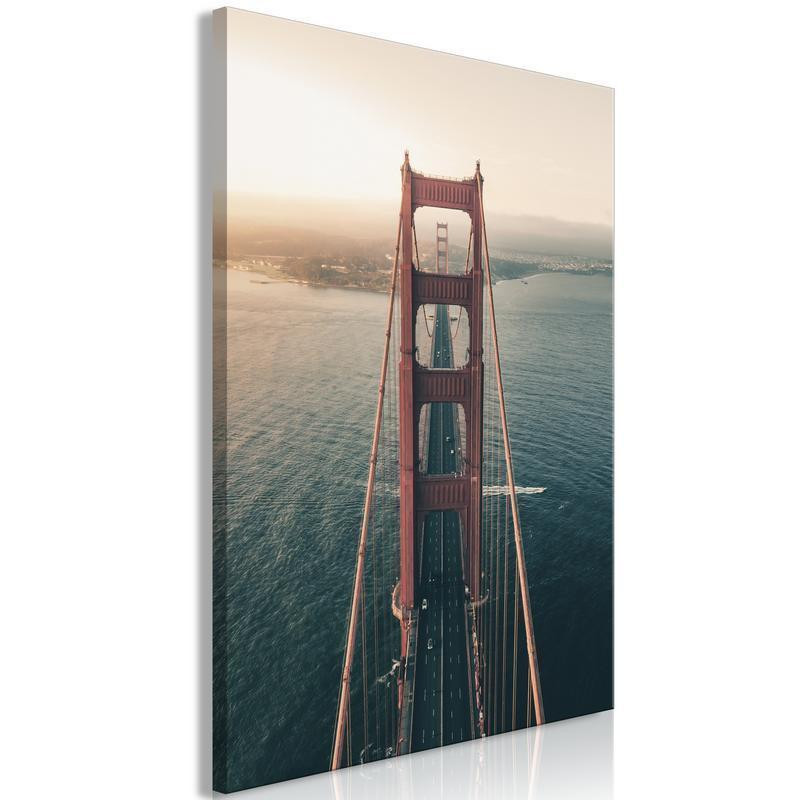 61,90 € Schilderij - Golden Gate Bridge (1 Part) Vertical