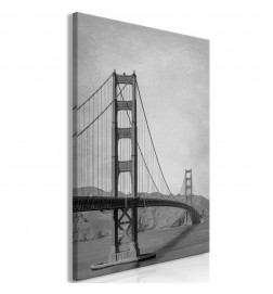 Canvas Print - City Connecting Bridges (1-part) - Architecture Photography USA
