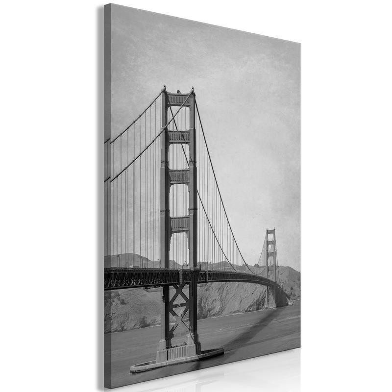 61,90 € Leinwandbild - City Connecting Bridges (1-part) - Architecture Photography USA