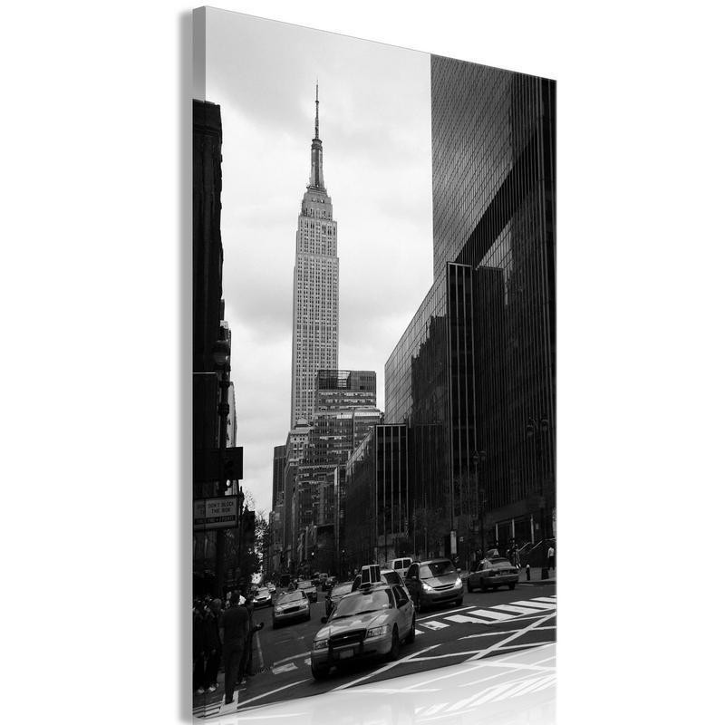 61,90 € Canvas Print - Street in New York (1 Part) Vertical