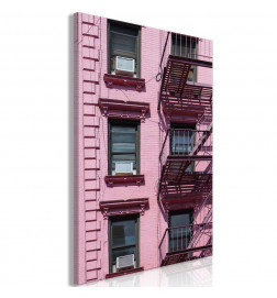 Canvas Print - Fire Stairs (1 Part) Vertical