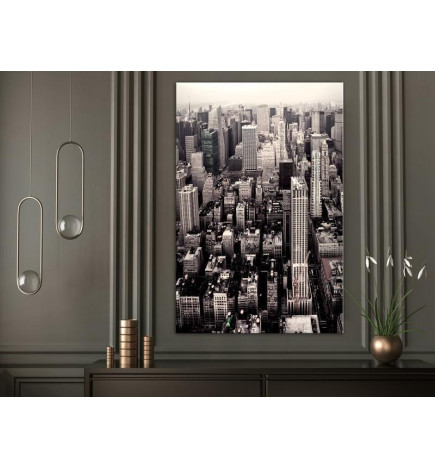 Slika - Manhattan In Sepia (1 Part) Vertical