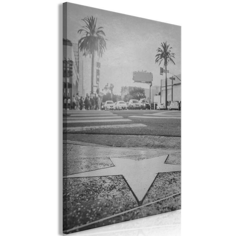 61,90 € Canvas Print - Avenue of the Stars (1 Part) Vertical