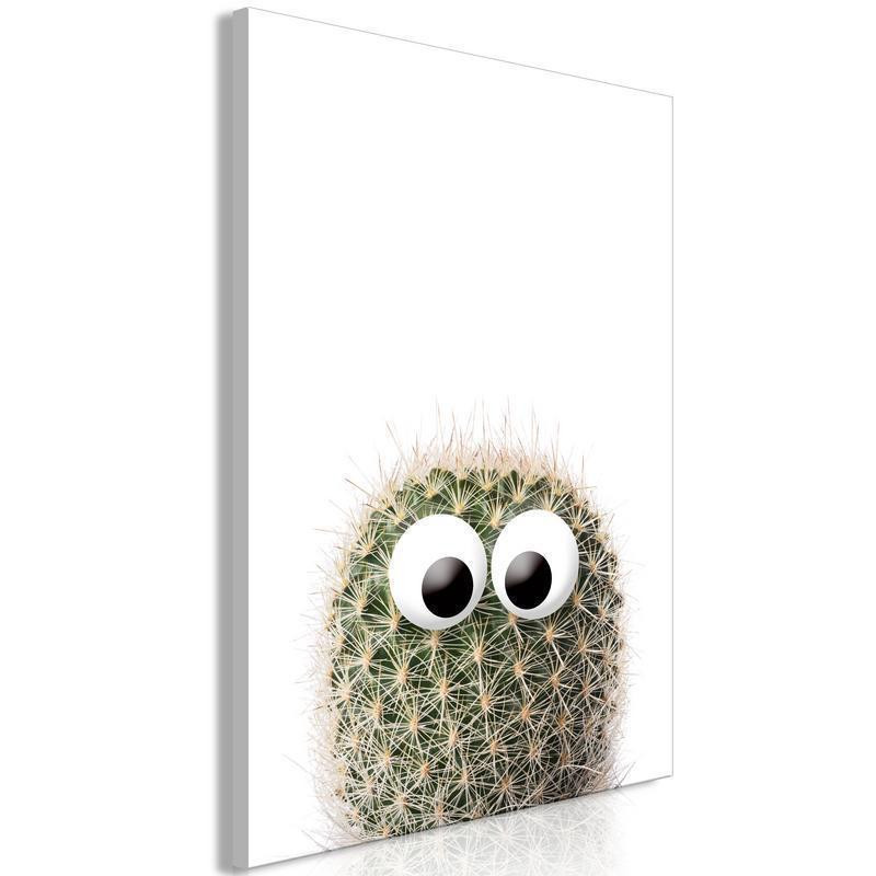 61,90 € Canvas Print - Cactus With Eyes (1 Part) Vertical