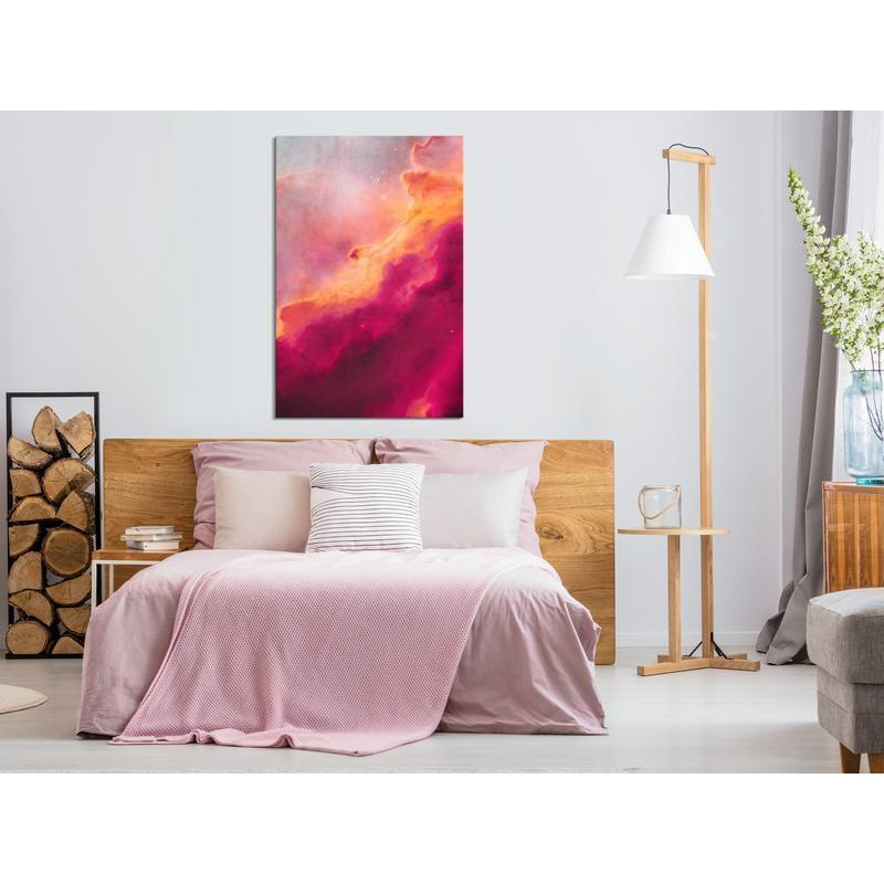 31,90 € Canvas Print - Pink Nebula (1 Part) Vertical