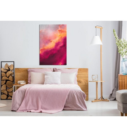 31,90 € Schilderij - Pink Nebula (1 Part) Vertical