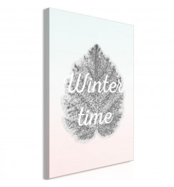 Schilderij - Winter Time (1 Part) Vertical