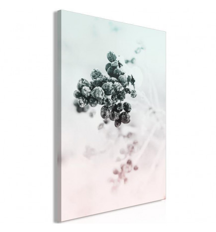 61,90 € Canvas Print - Frozen Twig (1 Part) Vertical