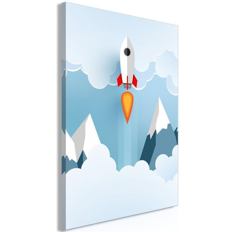 31,90 € Cuadro - Rocket in the Clouds (1 Part) Vertical