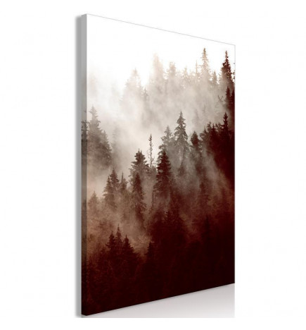 Schilderij - Brown Forest (1 Part) Vertical