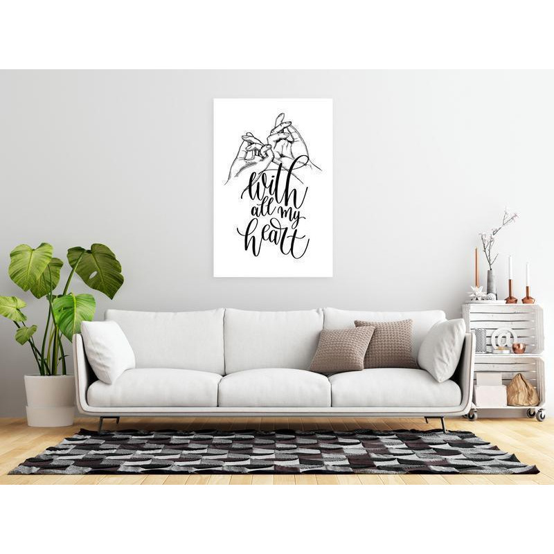 61,90 €Tableau - With All My Heart (1 Part) Vertical