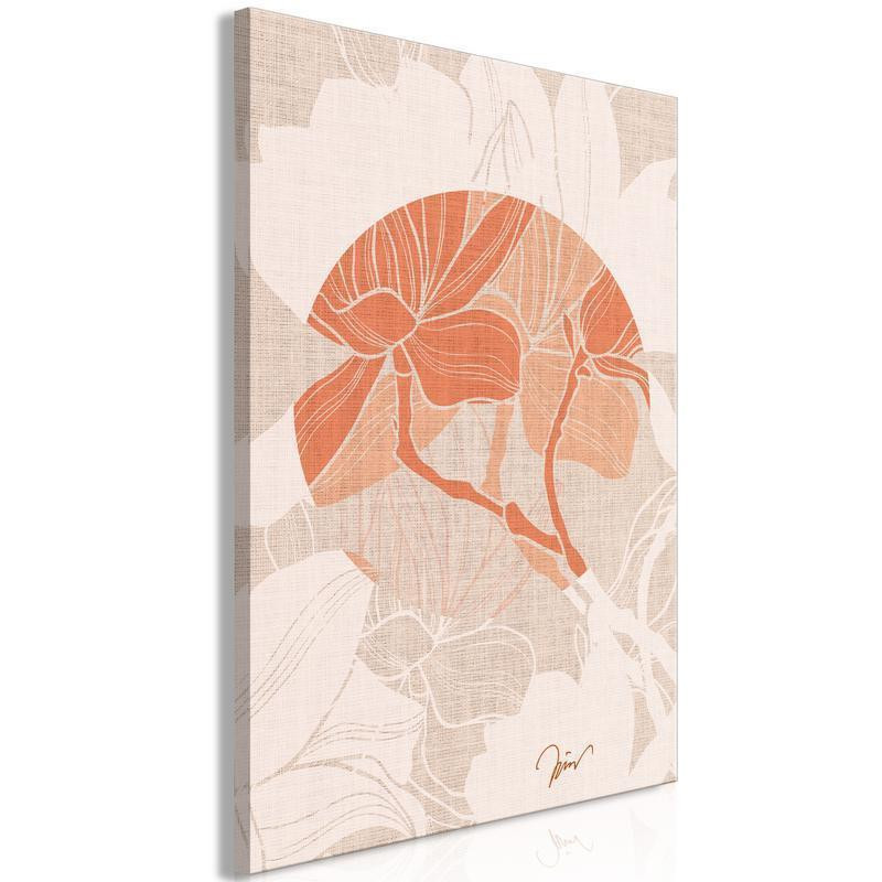 61,90 € Schilderij - Stylish Magnolia (1 Part) Vertical