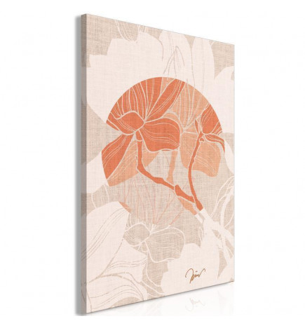 Canvas Print - Stylish Magnolia (1 Part) Vertical