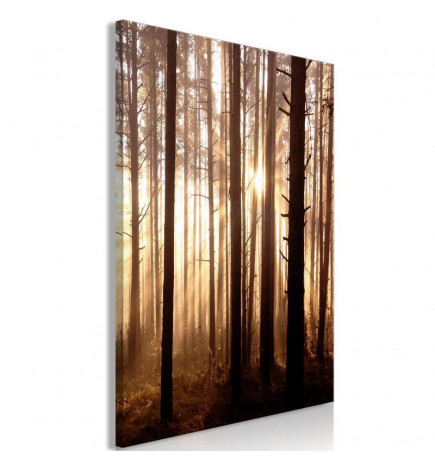 Canvas Print - Forest Paths (1 Part) Vertical