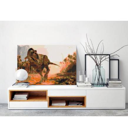 52,00 € DIY canvas painting - Dangerous Dinosaur