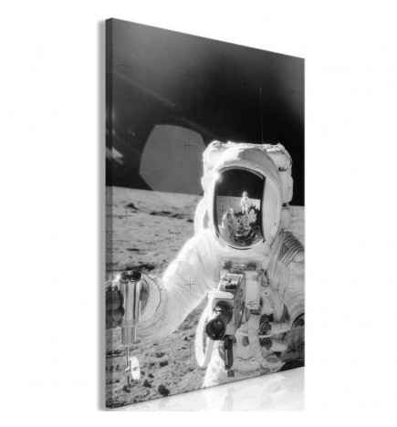 Schilderij - Profession of Astronaut (1 Part) Vertical