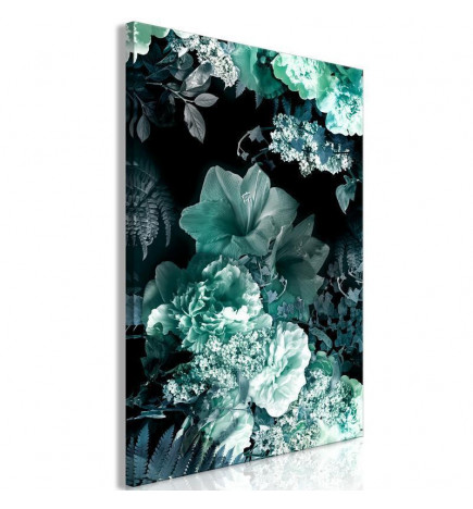 Canvas Print - Emerald Garden (1 Part) Vertical