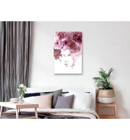 31,90 € Canvas Print - Flowery Look (1 Part) Vertical