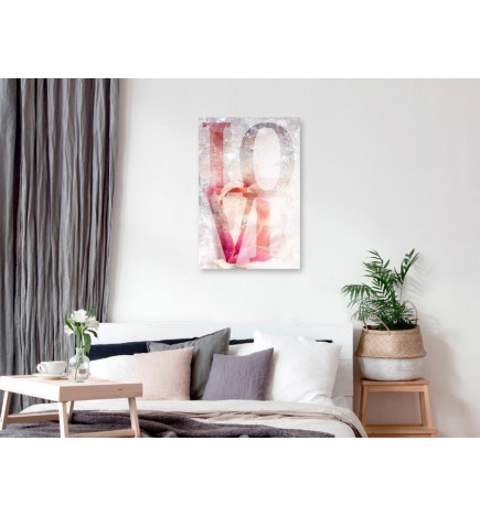 31,90 € Schilderij - Magnolia Love (1 Part) Vertical