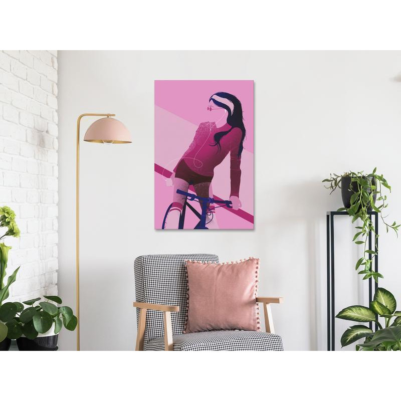 31,90 €Quadro - Woman on Bicycle (1 Part) Vertical