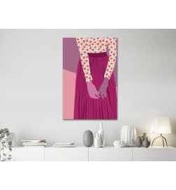 Canvas Print - Strawberry Lady (1 Part) Vertical