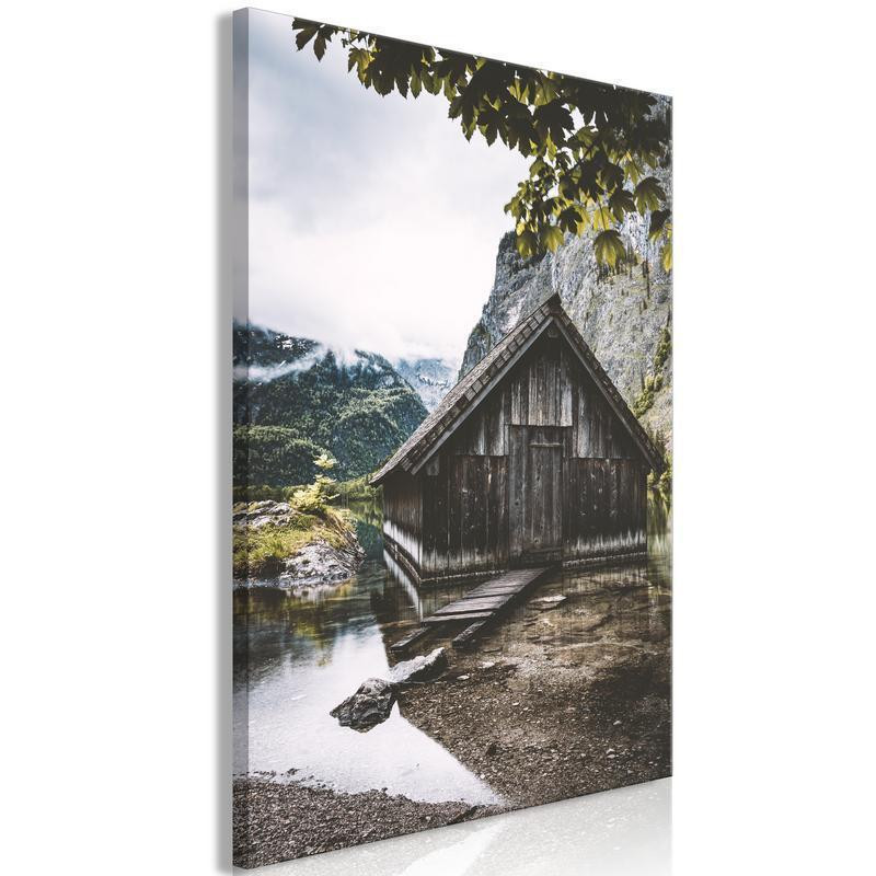 61,90 € Paveikslas - House in the Mountains (1 Part) Vertical