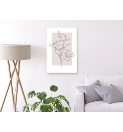 61,90 € Canvas Print - Creamy Magnolia (1 Part) Vertical