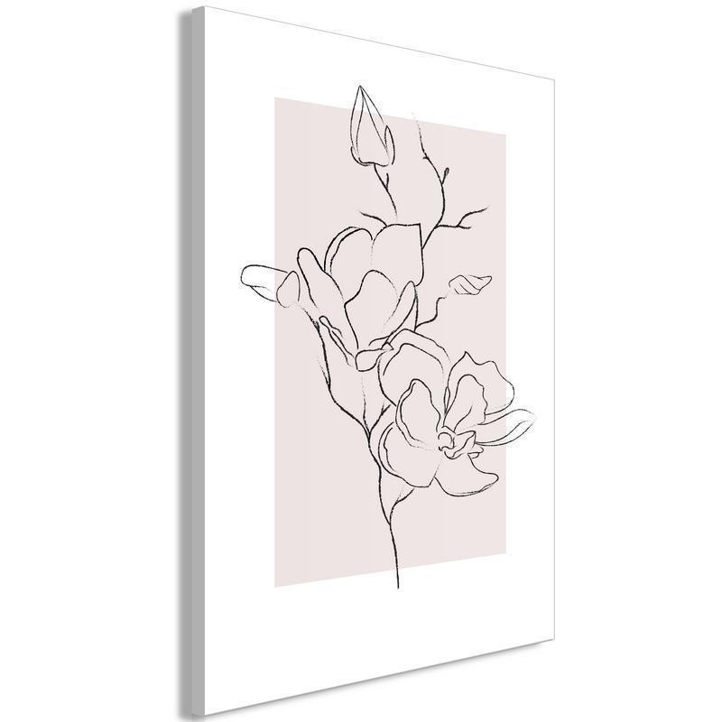 61,90 € Schilderij - Creamy Magnolia (1 Part) Vertical