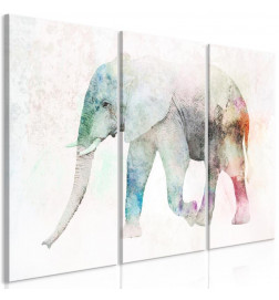 Imprimare canvas - Elefant pictat (3 părți)