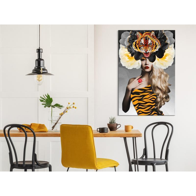 31,90 € Schilderij - Eye of the Tiger (1 Part) Vertical