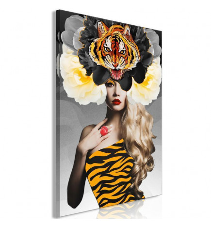 Canvas Print - Eye of the Tiger (1 Part) Vertical