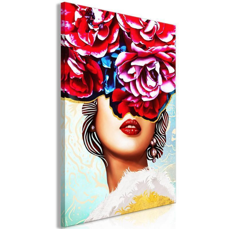 31,90 € Canvas Print - Sweet Lips (1 Part) Vertical