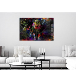 Canvas Print - Colourful Africa (1 Part) Wide