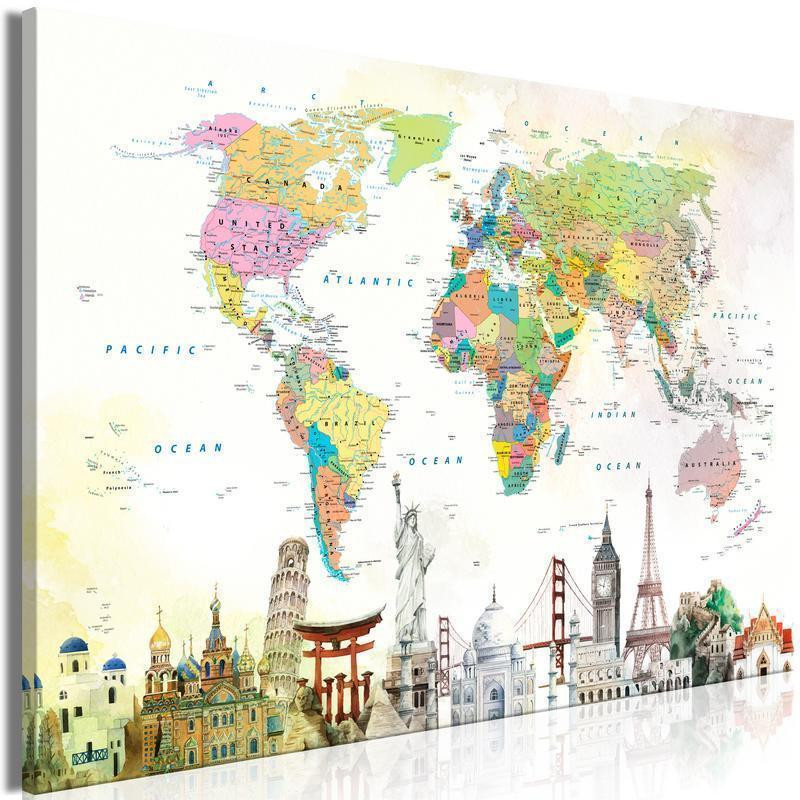 31,90 € Cuadro - Wonders of the World (1 Part) Wide